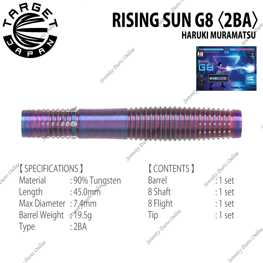 村松治樹 Target rising sun g8 all grooved RISING SUN G8 ALL GROOVED - HARUKI MURAMATSU 〈2BA