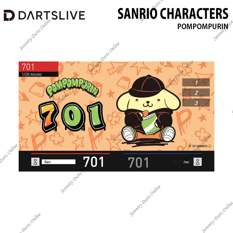 SANRIO CHARACTERS SOLID & COOL - DARTSLIVE CARD •JAPAN REGION EXCLUSIVE•