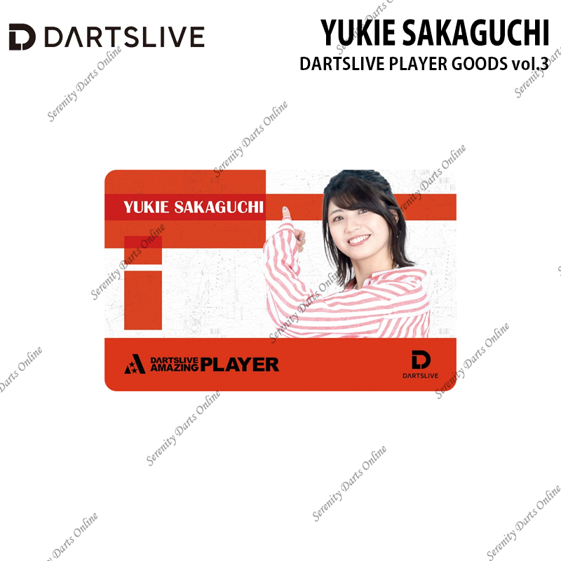 DARTSLIVE PLAYER GOODS vol.3 - YUKIE SAKAGUCHI DARTSLIVE CARD