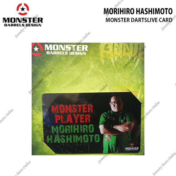 MORIHIRO HASHIMOTO - MONSTER DARTSLIVE CARD