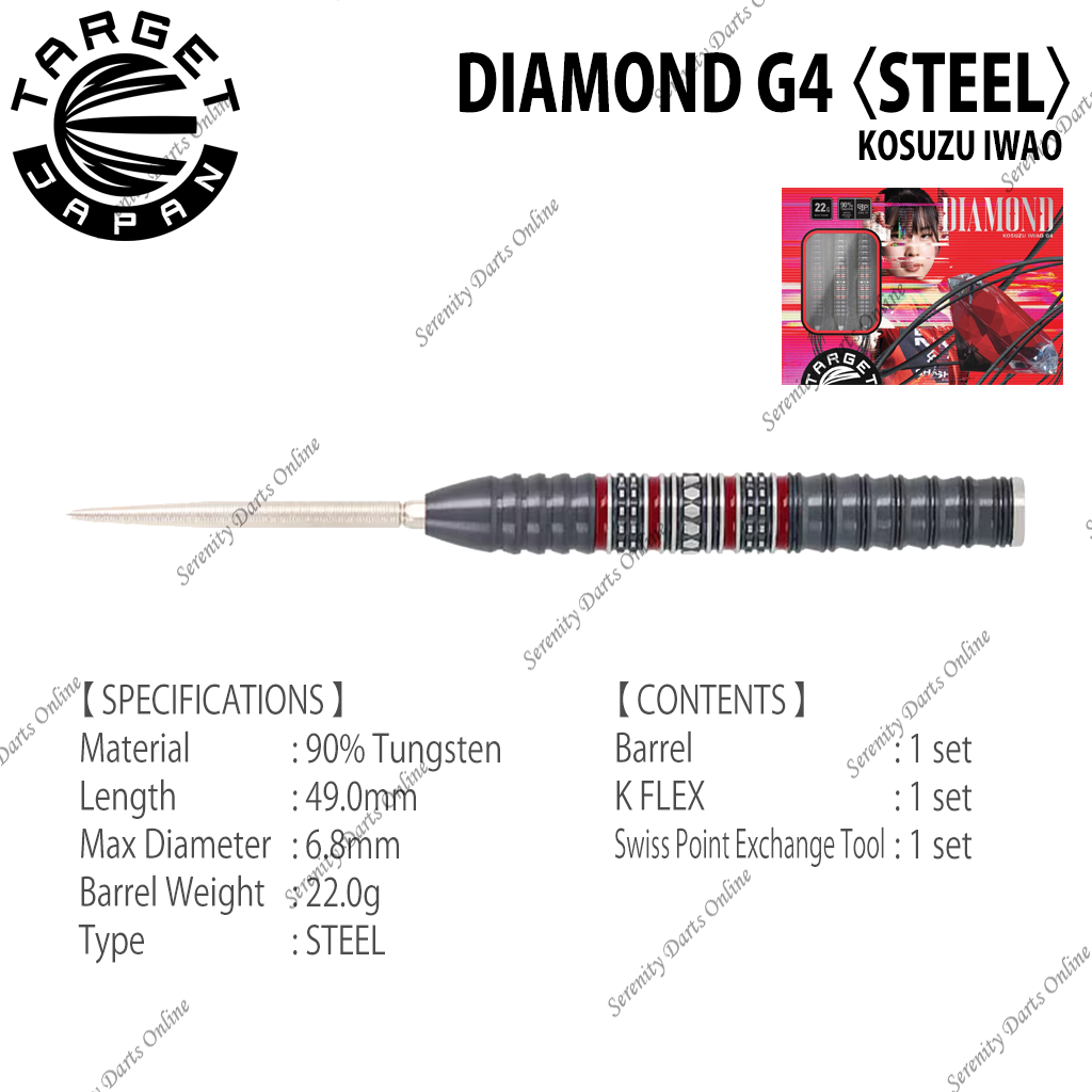 DIAMOND G4 22g - KOSUZU IWAO 〈STEEL〉