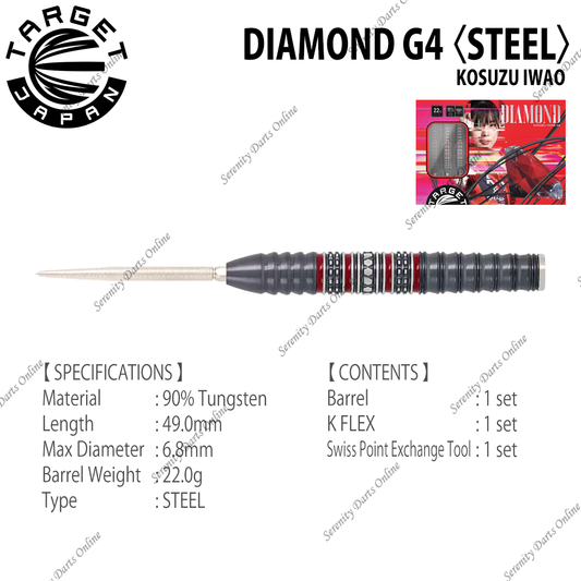 DIAMOND G4 22g - KOSUZU IWAO 〈STEEL〉