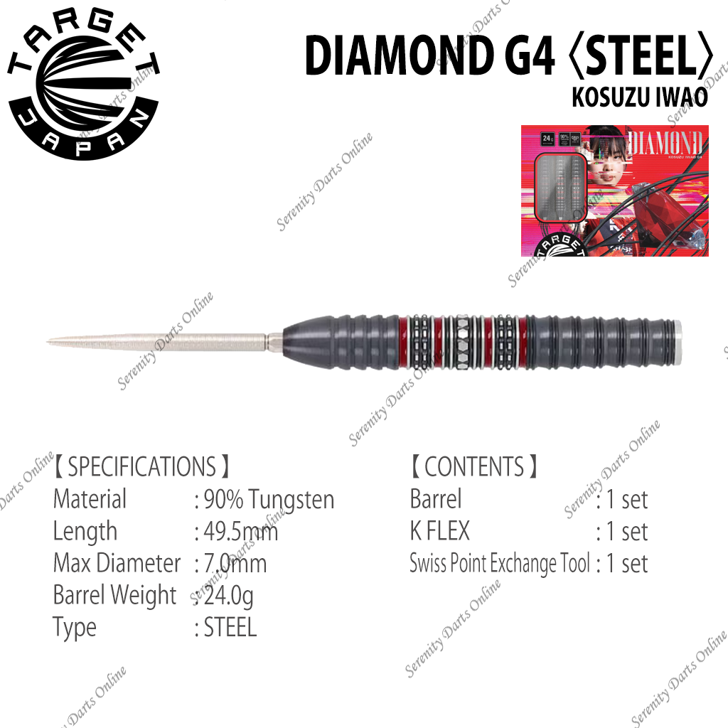 DIAMOND G4 24g - KOSUZU IWAO 〈STEEL〉