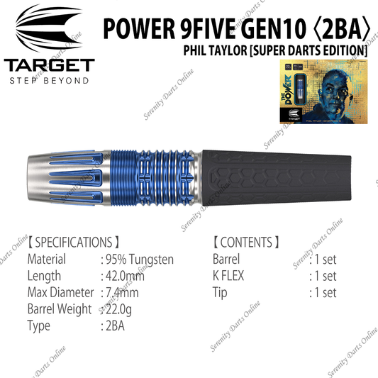 POWER 9FIVE GEN 10 [SUPER DARTS EDITION] - PHIL TAYLOR 〈2BA〉