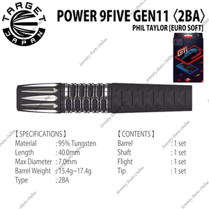 POWER 9FIVE GEN 11 [EURO EDITION] - PHIL TAYLOR 〈2BA〉