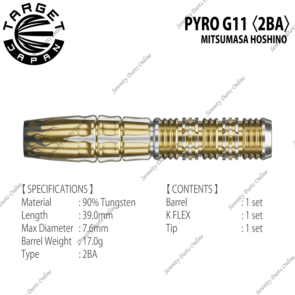 PYRO G11 【TARGET JAPAN LIMITED EDITION】 - MITSUMASA HOSHINO 〈2BA〉