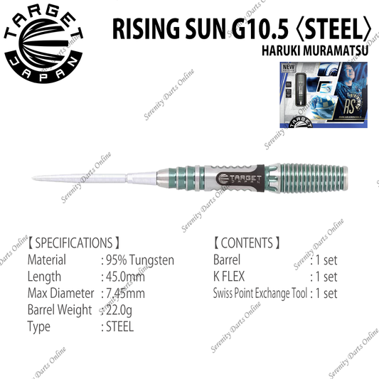 RISING SUN G10.5 22g - HARUKI MURAMATSU 〈STEEL〉