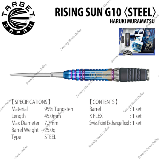 RISING SUN G10 25g - HARUKI MURAMATSU 〈STEEL〉