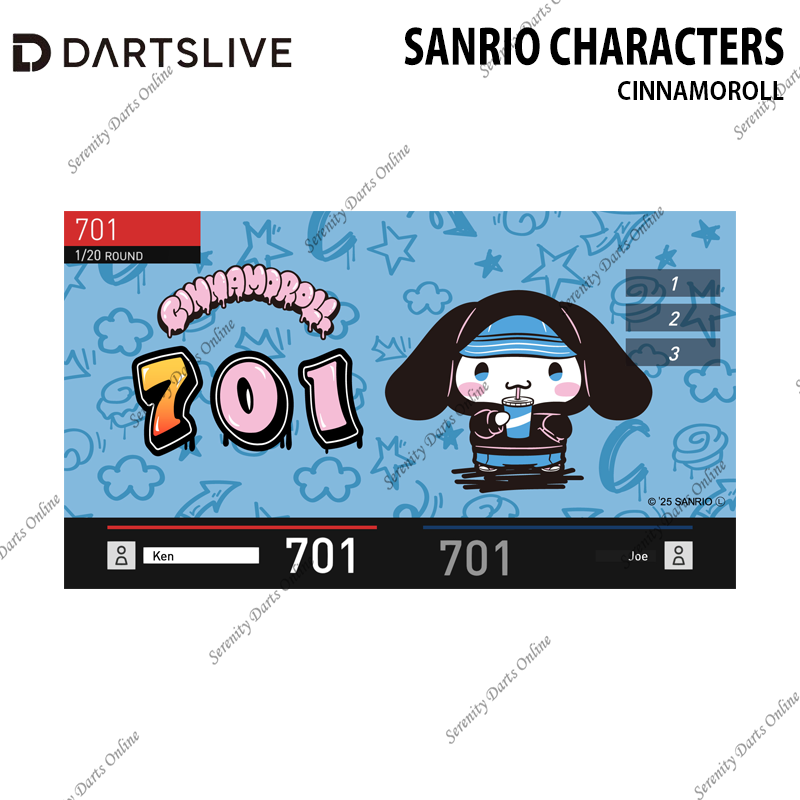 SANRIO CHARACTERS SOLID & COOL - DARTSLIVE CARD •JAPAN REGION EXCLUSIVE•
