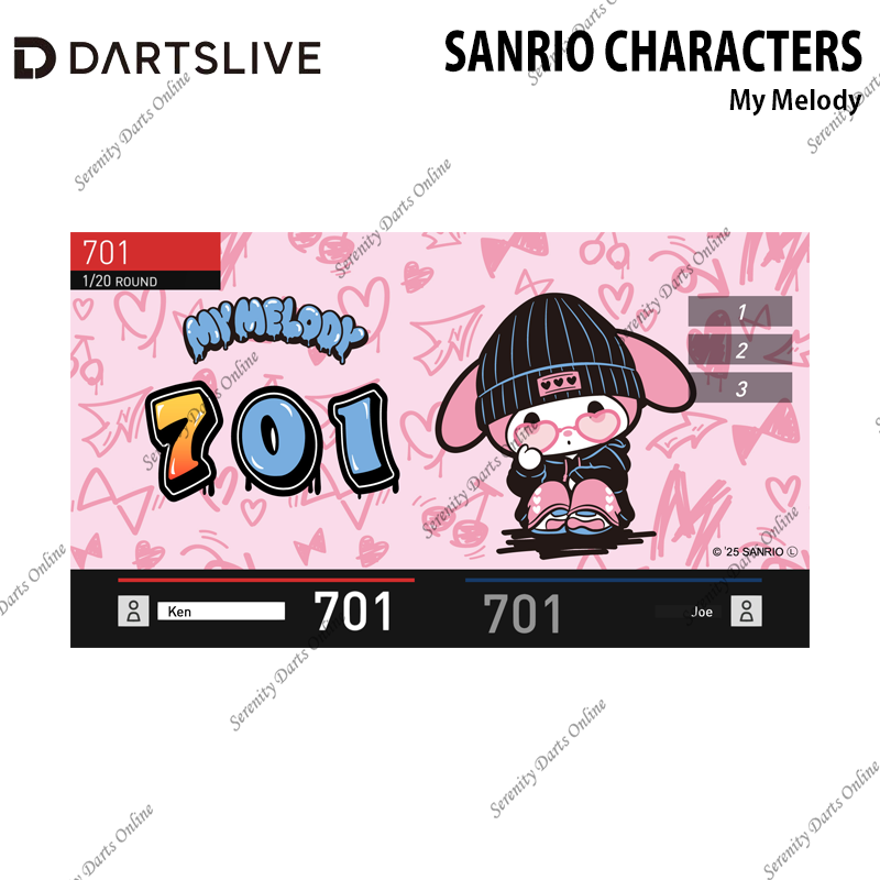 SANRIO CHARACTERS SOLID & COOL - DARTSLIVE CARD •JAPAN REGION EXCLUSIVE•