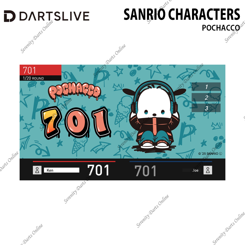 SANRIO CHARACTERS SOLID & COOL - DARTSLIVE CARD •JAPAN REGION EXCLUSIVE•