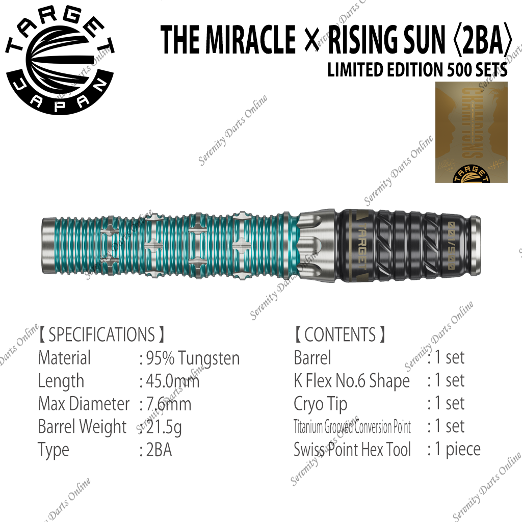 THE MIRACLE × RISING SUN 【LIMITED EDITION】〈2BA〉
