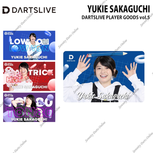 DARTSLIVE PLAYER GOODS vol.5 - YUKIE SAKAGUCHI DARTSLIVE CARD