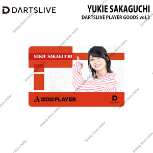 DARTSLIVE PLAYER GOODS vol.3 - YUKIE SAKAGUCHI DARTSLIVE CARD