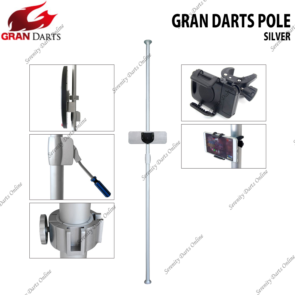 [PRE-ORDER + FREE DELIVERY] GRAN DARTS POLE (SILVER)