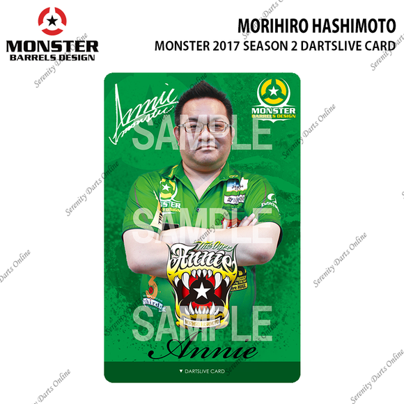 MORIHIRO HASHIMOTO - MONSTER SEASON 2 DARTSLIVE CARD