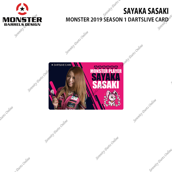 SAYAKA SASAKI - 2019 SEASON 1 DARTSLIVE CARD
