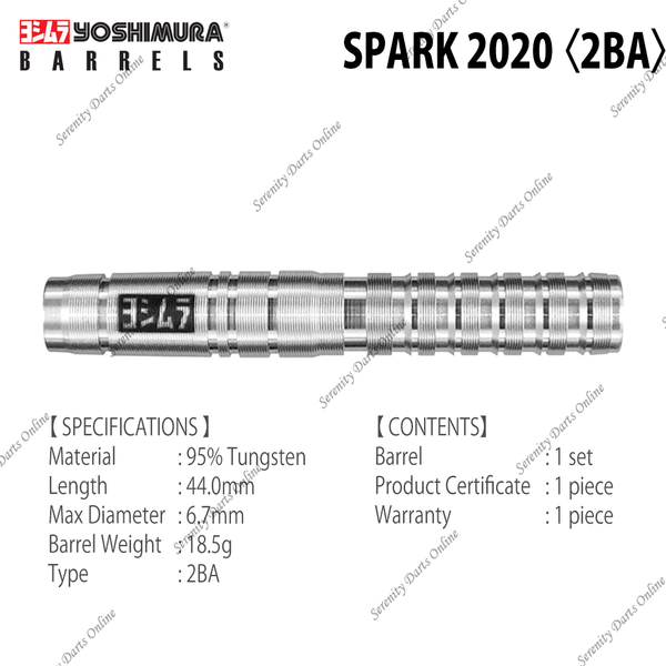 SPARK 2020 〈2BA〉 – Serenity Darts Online