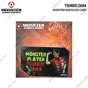 TSUNEKI ZAHA - MONSTER DARTSLIVE CARD